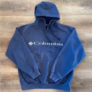 Vintage Pullover Columbia Rare Design Stitched Logo Hoodie